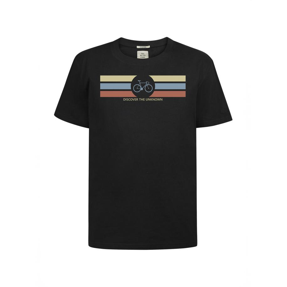 GreenBomb GREENBOMB Shirt Bike Discover blauw / bruin / lichtgeel / zwart -