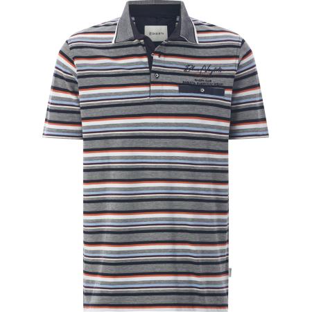 BABISTA BABISTA Shirt Palden lichtblauw / donkerblauw / grijs / oranje