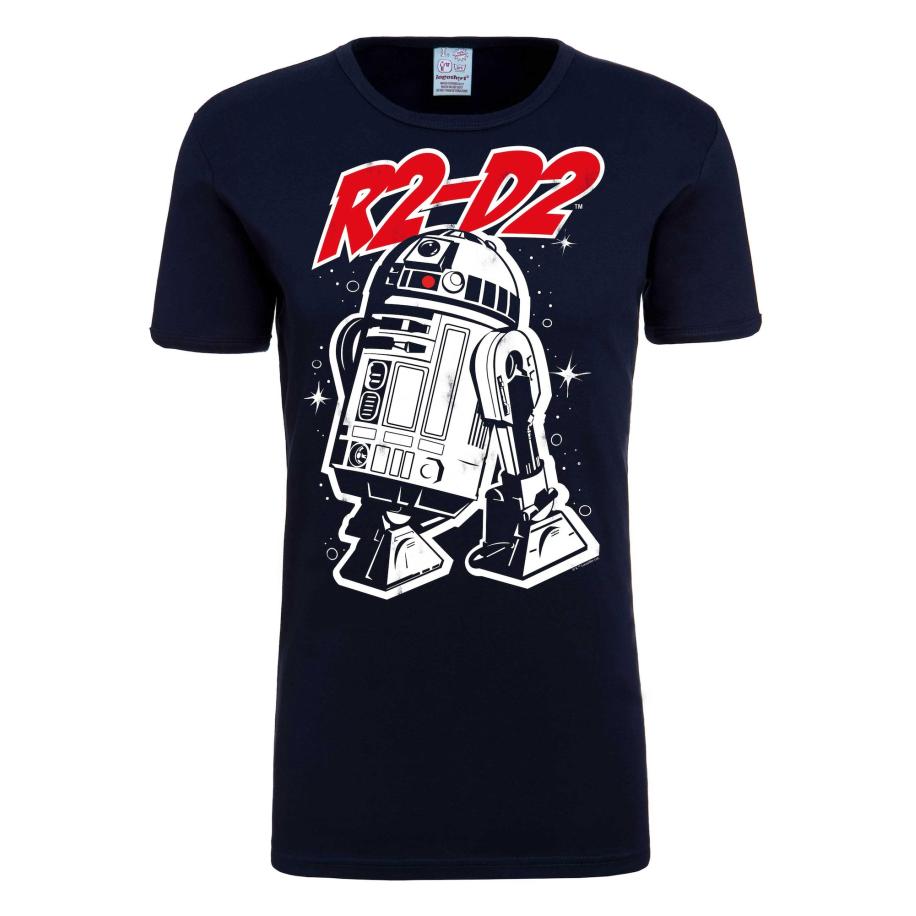 LOGOSHIRT Shirt R2-D2 donkerblauw Blauw