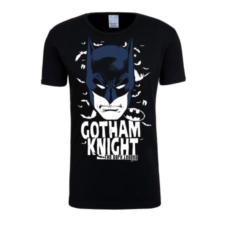 LOGOSHIRT Shirt Batman - Gotham Knight zwart