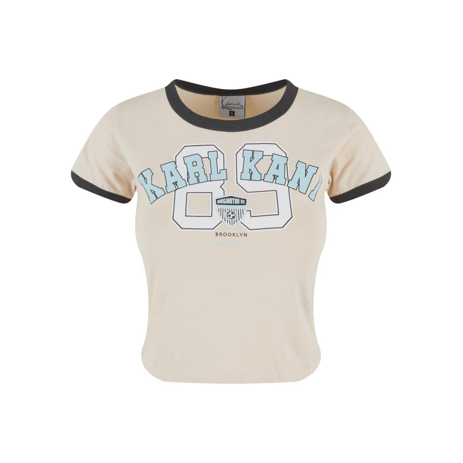 Karl Kani Karl Kani Shirt crème / lichtblauw / donkergroen / wit -
