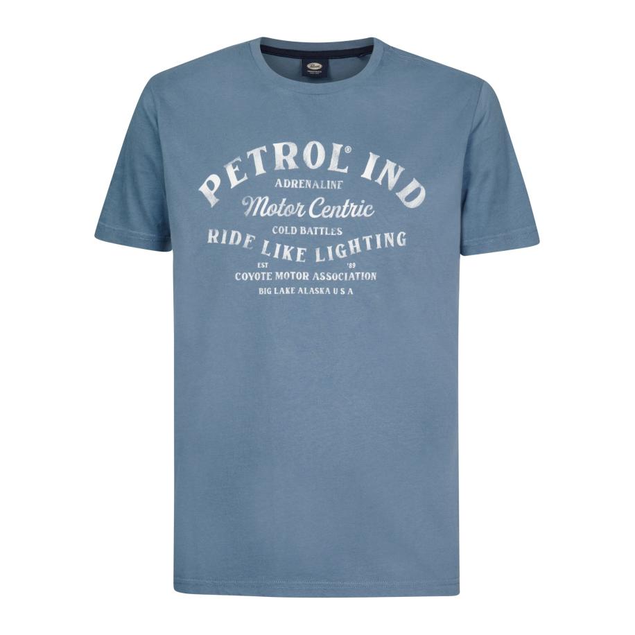 Petrol Industries Petrol Industries Shirt blauw / offwhite -