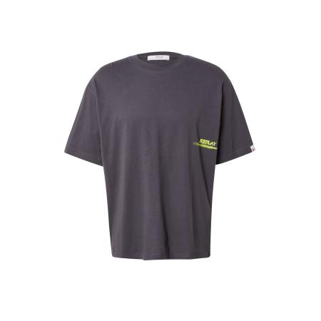 Replay REPLAY Shirt antraciet / neongroen / lavendel