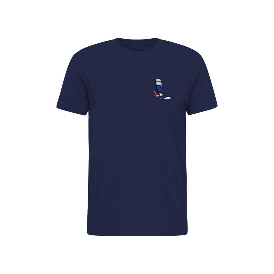 WESTMARK LONDON WESTMARK LONDON Shirt Embroidery marine / wit -