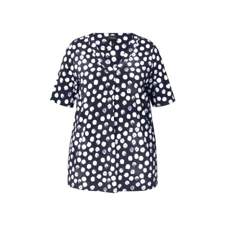 Ulla Popken Ulla Popken Shirt zwart / wit