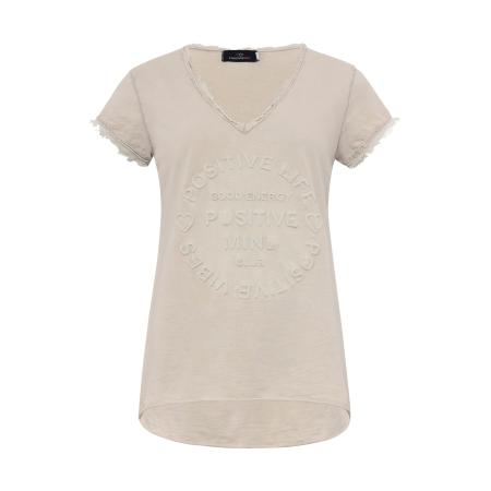 zwillingsherz Zwillingsherz Shirt Positive Mind beige