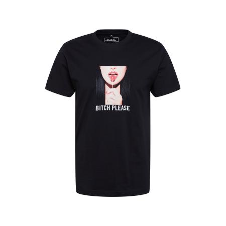 mister tee Mister Tee Shirt pink / poederroze / zwart