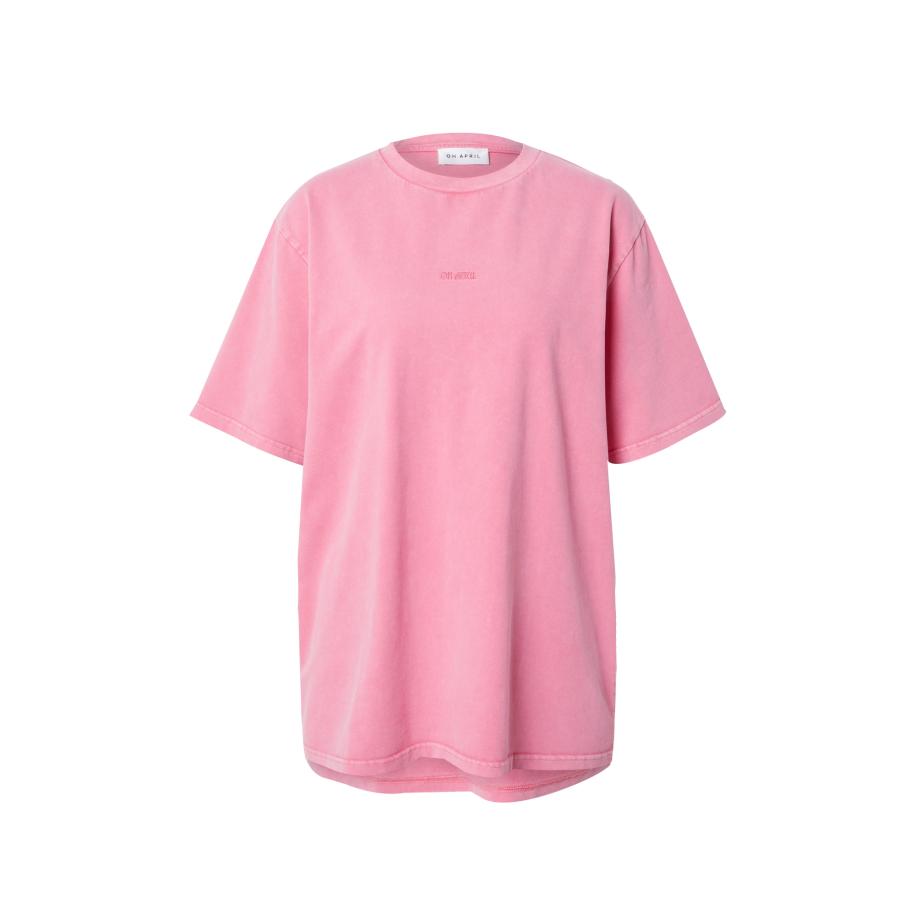 OH APRIL OH APRIL Oversized shirt Karma Story groen / lichtroze -