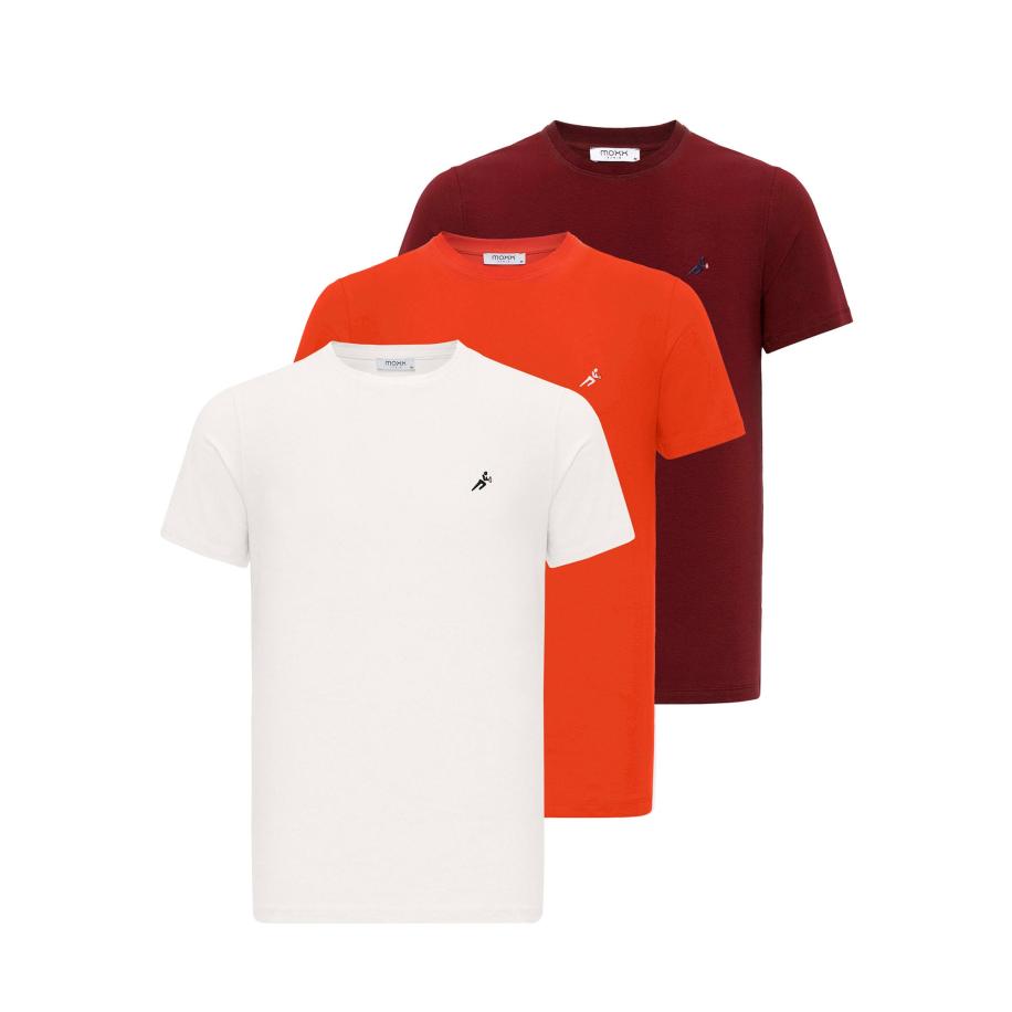 Moxx Paris Moxx Paris Shirt rood / bordeaux / wit -