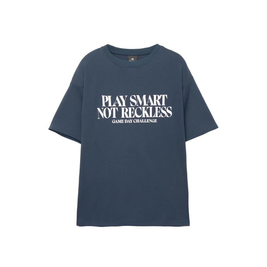Pull&Bear Pull&Bear Shirt saffier / wit -