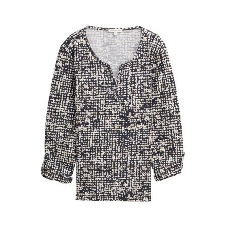 Tom Tailor TOM TAILOR Shirt beige / marine / wit