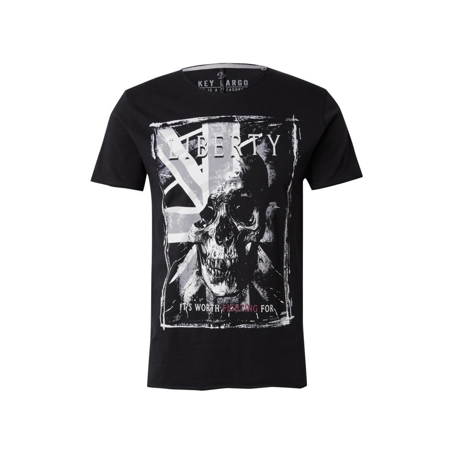 Key Largo Key Largo Shirt Liberty grijs / zwart / wit -