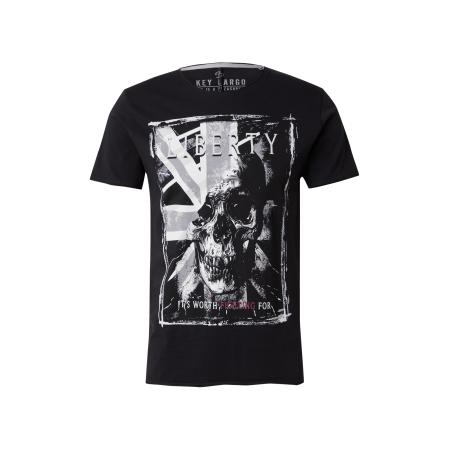 Key Largo Key Largo Shirt Liberty grijs / zwart / wit