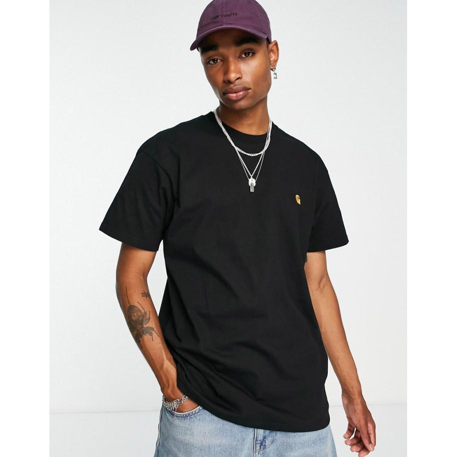 Carhartt WIP - Chase - T-shirt in zwart Zwart