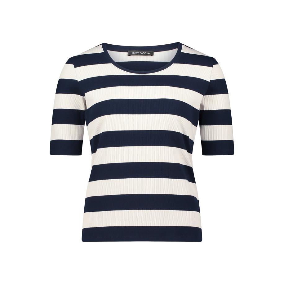 Betty Barclay Betty Barclay Shirt donkerblauw / wit -