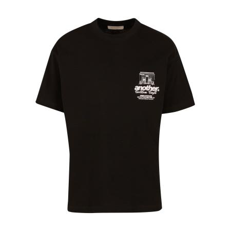 Another Cotton Lab Another Cotton Lab Shirt Sunday Morning zwart / wit