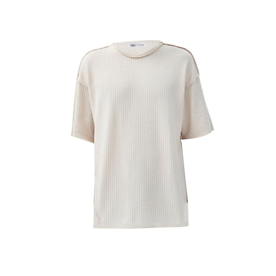 VAMOS CLO Shirt beige Bruin