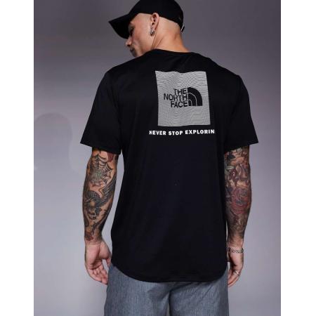 The North Face - Training - 24/7 Box NSE - T-shirt met print op de achterkant in zwart