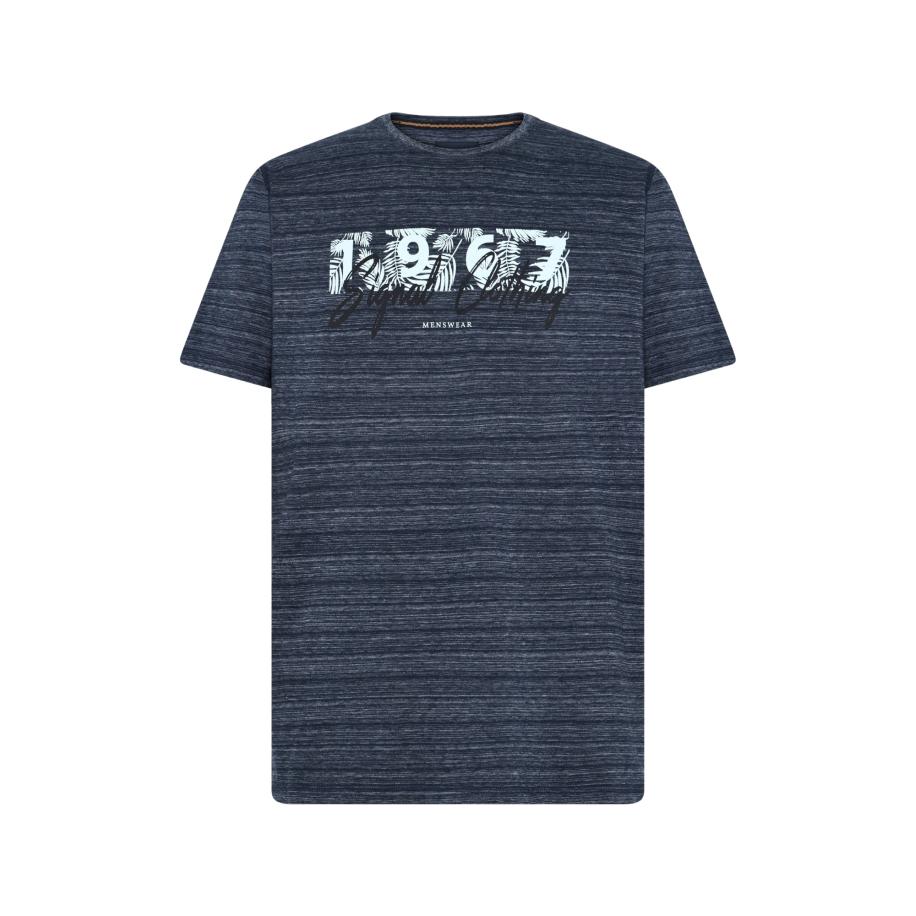 Signal Shirt Gert azuur / donkerblauw / zwart Blauw