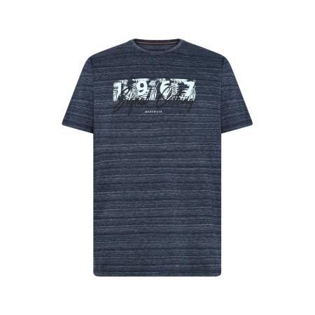 Signal Shirt Gert azuur / donkerblauw / zwart