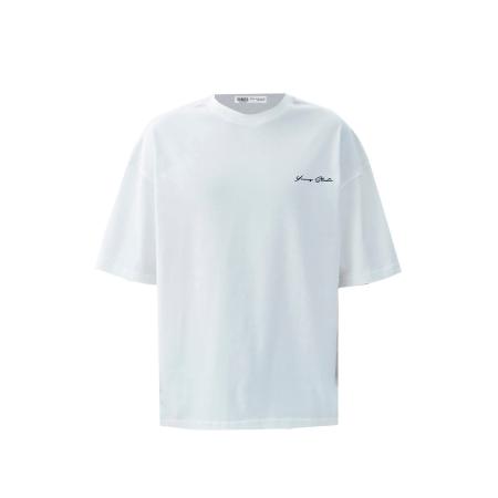 VAMOS CLO Shirt ecru / blauw / zwart