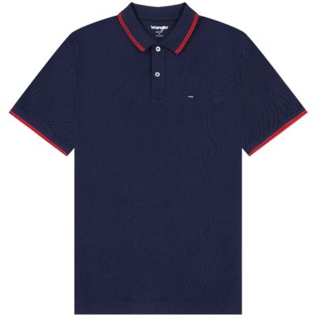 Wrangler WRANGLER Shirt POLO SHIRT navy / rood