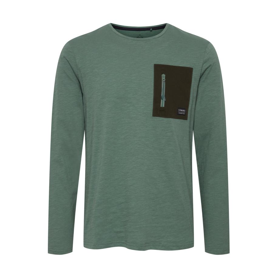 11 Project 11 Project Shirt Frodin groen / kaki / zwart / wit -