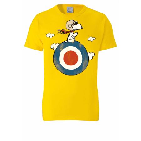 LOGOSHIRT Shirt Peanuts - Snoopy geel
