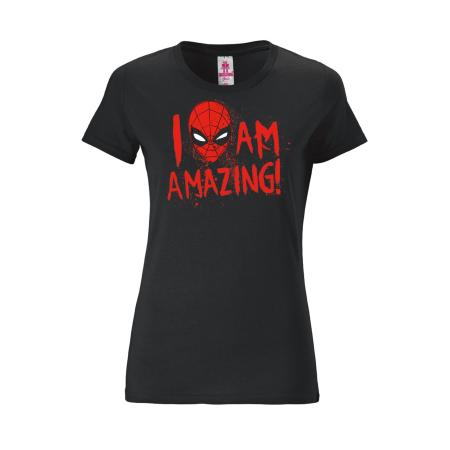 LOGOSHIRT Shirt Marvel Comics zwart