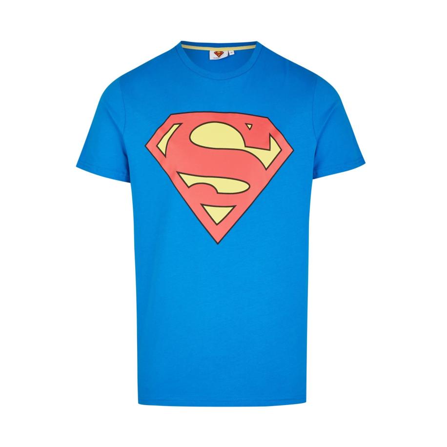 Course Course Shirt Superman blauw / geel / rood -