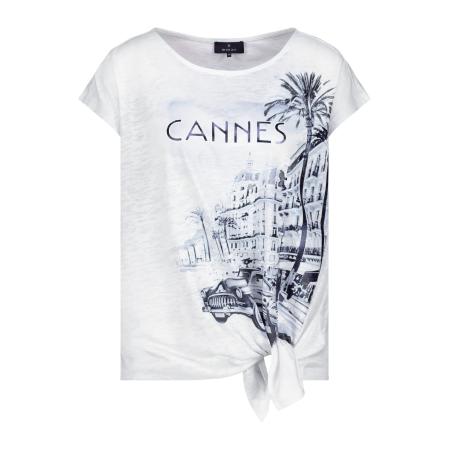 Monari monari Shirt navy / grijs / zwart / wit