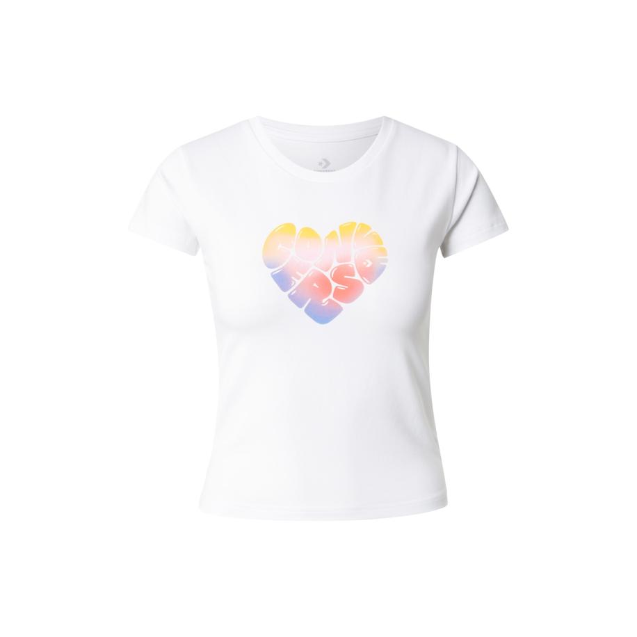 Converse CONVERSE Shirt HEART blauw / geel / rood / wit -