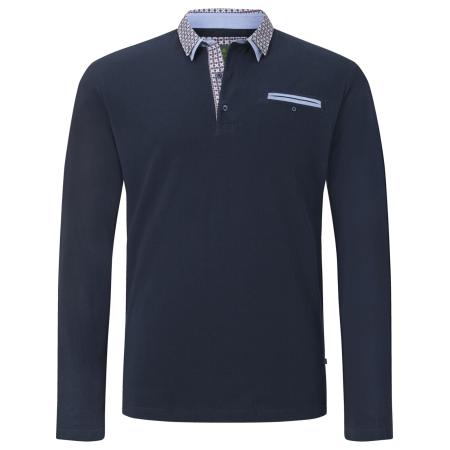 Charles Colby Charles Colby Shirt Earl Chad donkerblauw