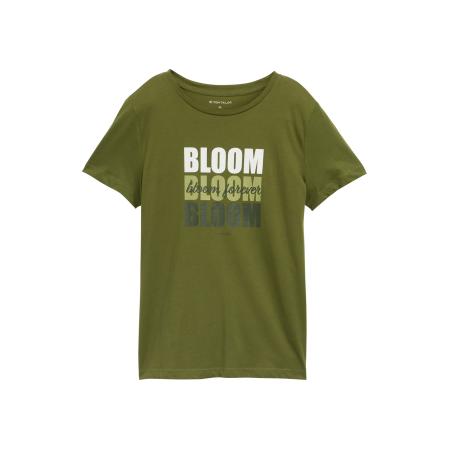 Tom Tailor TOM TAILOR Shirt donkergrijs / groen / lichtgroen / wit