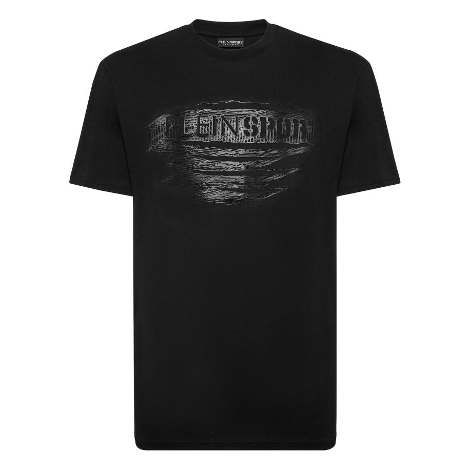 Plein Sport Plein Sport Shirt lichtgrijs / zwart -