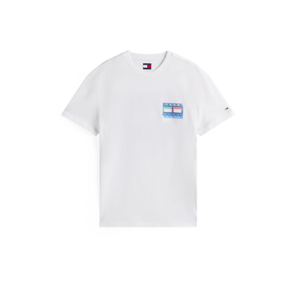 Tommy Jeans Tommy Jeans Shirt ecru / royal blue/koningsblauw / lichtgroen / lichtrood -