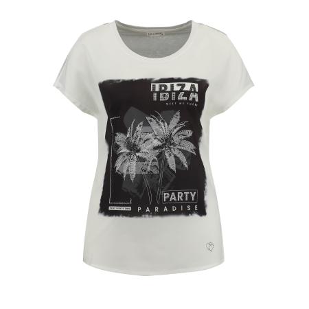 Key Largo Key Largo Shirt Ibiza crème / zwart