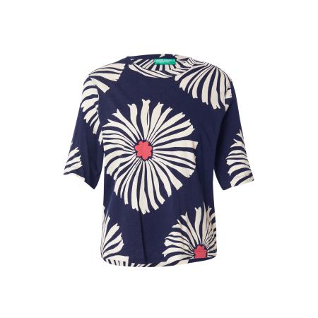 United Colors of Benetton UNITED COLORS OF BENETTON Shirt navy / lichtrood / offwhite