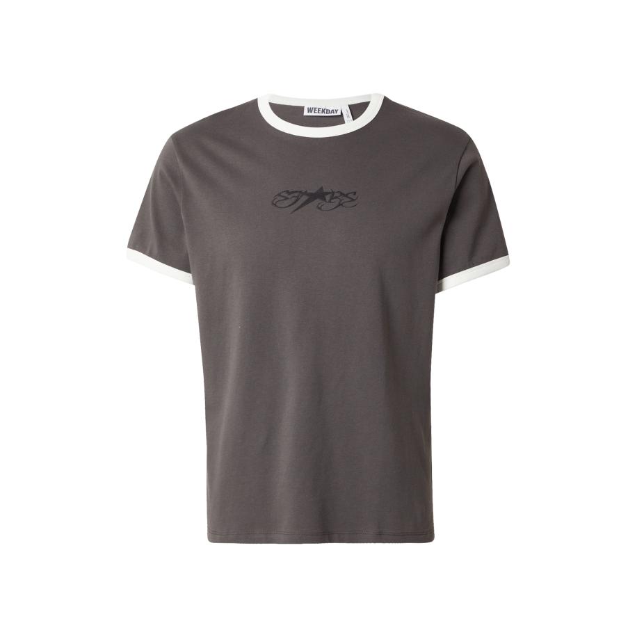 Weekday WEEKDAY Shirt grijs / zwart -