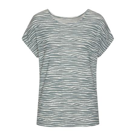 Lascana LASCANA Shirt smoky blue / wit