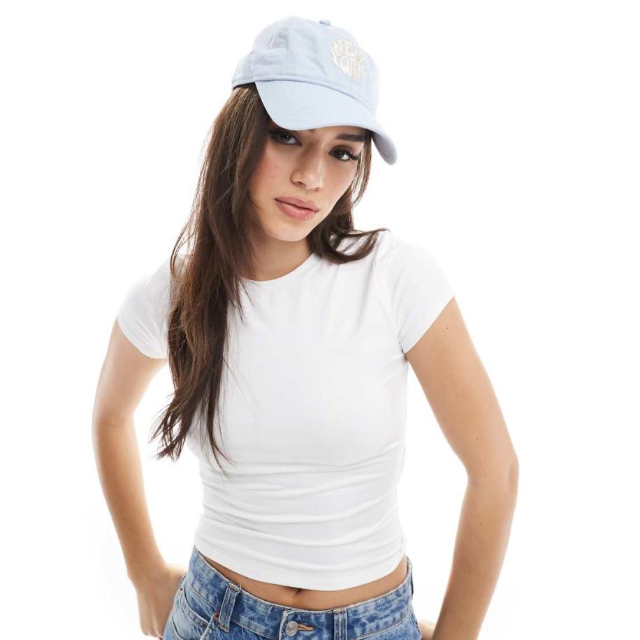 Hollister Baby T-shirt met lange pasvorm in wit Wit