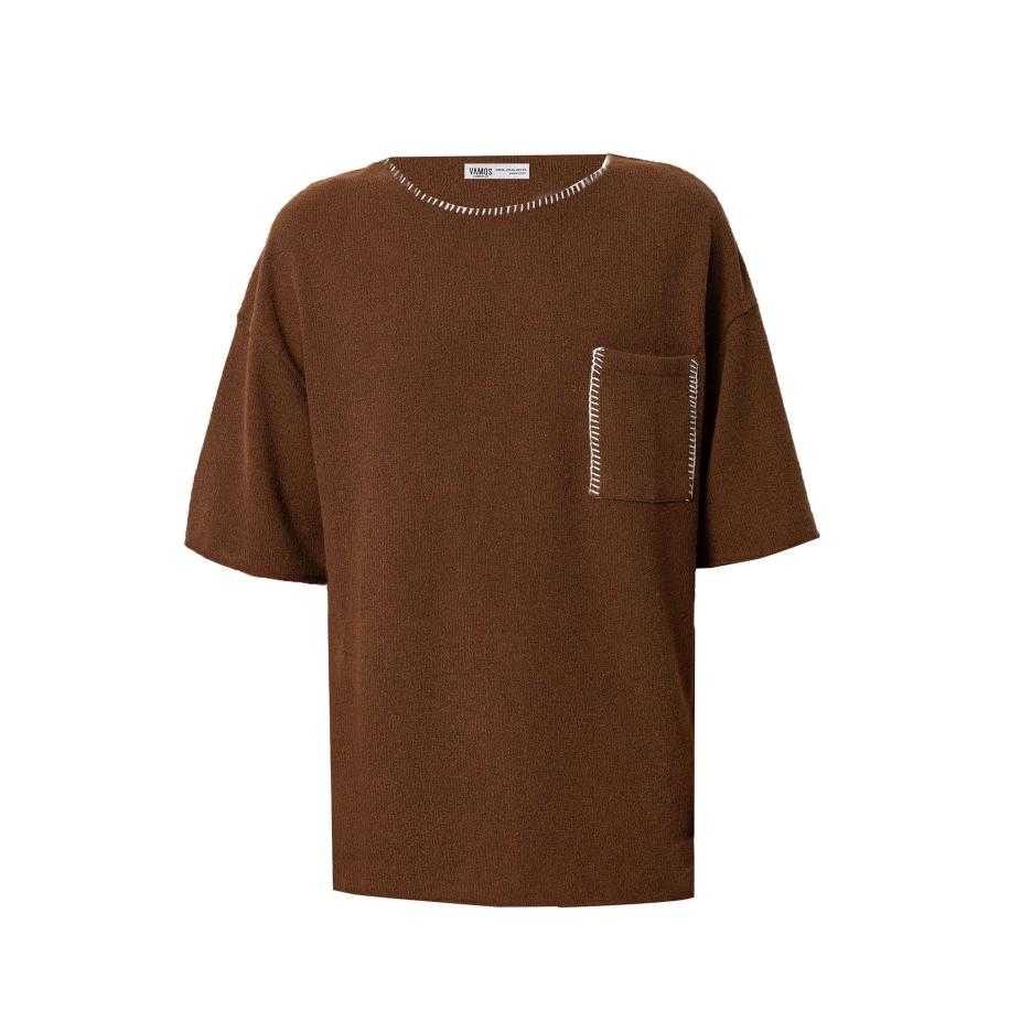 VAMOS CLO Shirt bruin Bruin