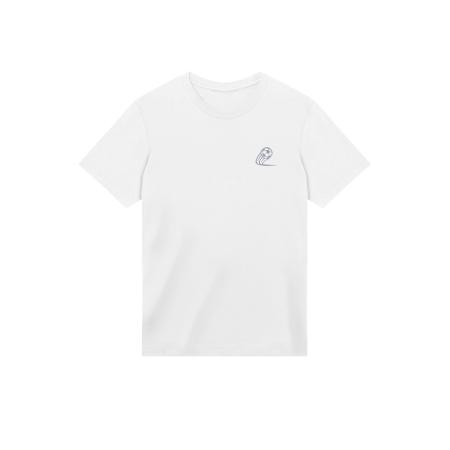 F4NT4STIC F4NT4STIC Shirt Football Stickerei zwart / wit