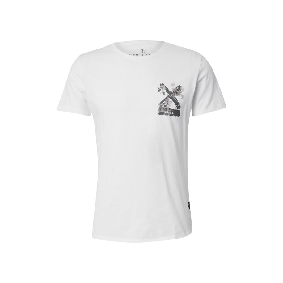 Key Largo Key Largo Shirt SUMMER SPLASH donkergrijs / groen / rosa / wit -