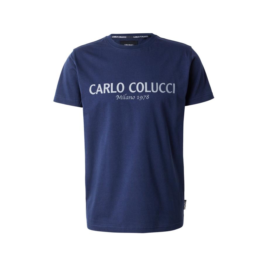 carlo colucci Carlo Colucci Shirt Di Comun navy / grijs -