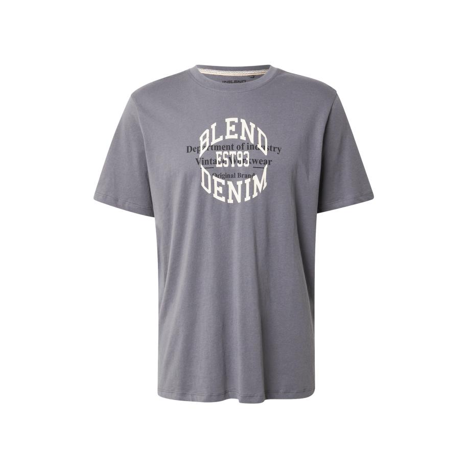 Blend BLEND Shirt BHKILIAN donkergrijs / zwart / wit -