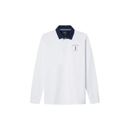 Hackett London Hackett London Shirt Heritage Ess Rugby marine / wit
