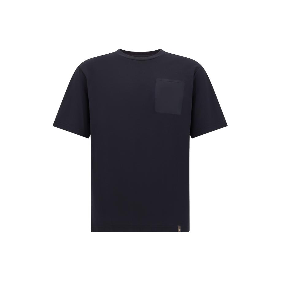 Boggi Milano Shirt Cool Jade marine Blauw