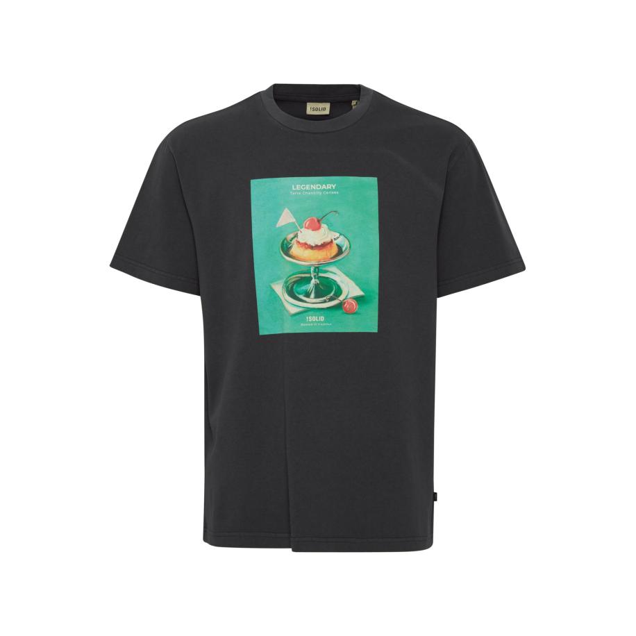 Solid !Solid Shirt Nong groen / rood / zwart / offwhite -