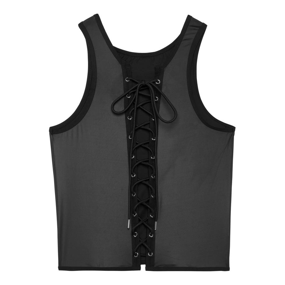 WOH WOH Onderhemd Night Universe zwart -